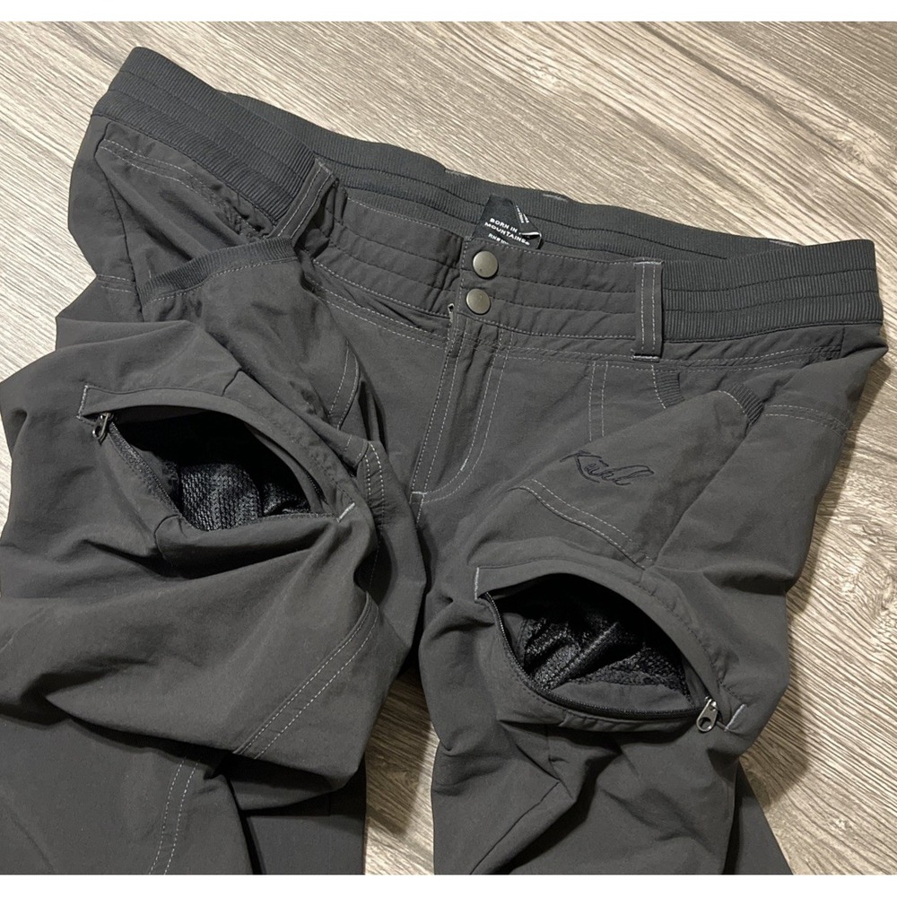 Kuhl Women's Durango Performance Style Cargo Pocket Black Pants Size 12 (34x32) - Picture 7 of 12